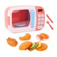 thumbnail image 1 of Nios Microondas Juguete Electrónico Juego De Imaginación Educativo Rosa 13pcs Sunnimix jugar microondas para niños, 1 of 7