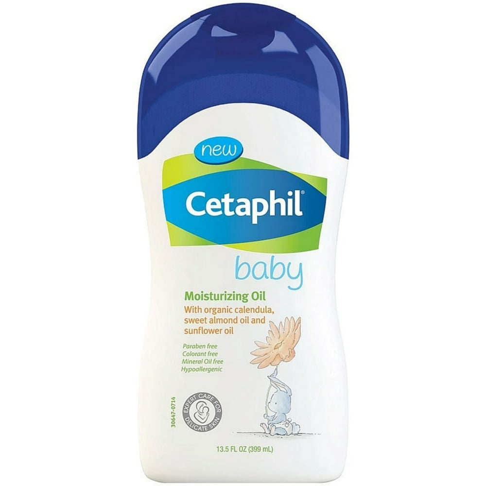 Cetaphil Baby Moisturizing Oil with Organic Calendula, Sweet Almond Oil