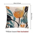 thumbnail image 4 of Flower Decorative Throw Pillow Covers Jacquard Pillowcase Soft Square Cushion Cozy Pillowcase for Couch Bedroom, 4 of 7