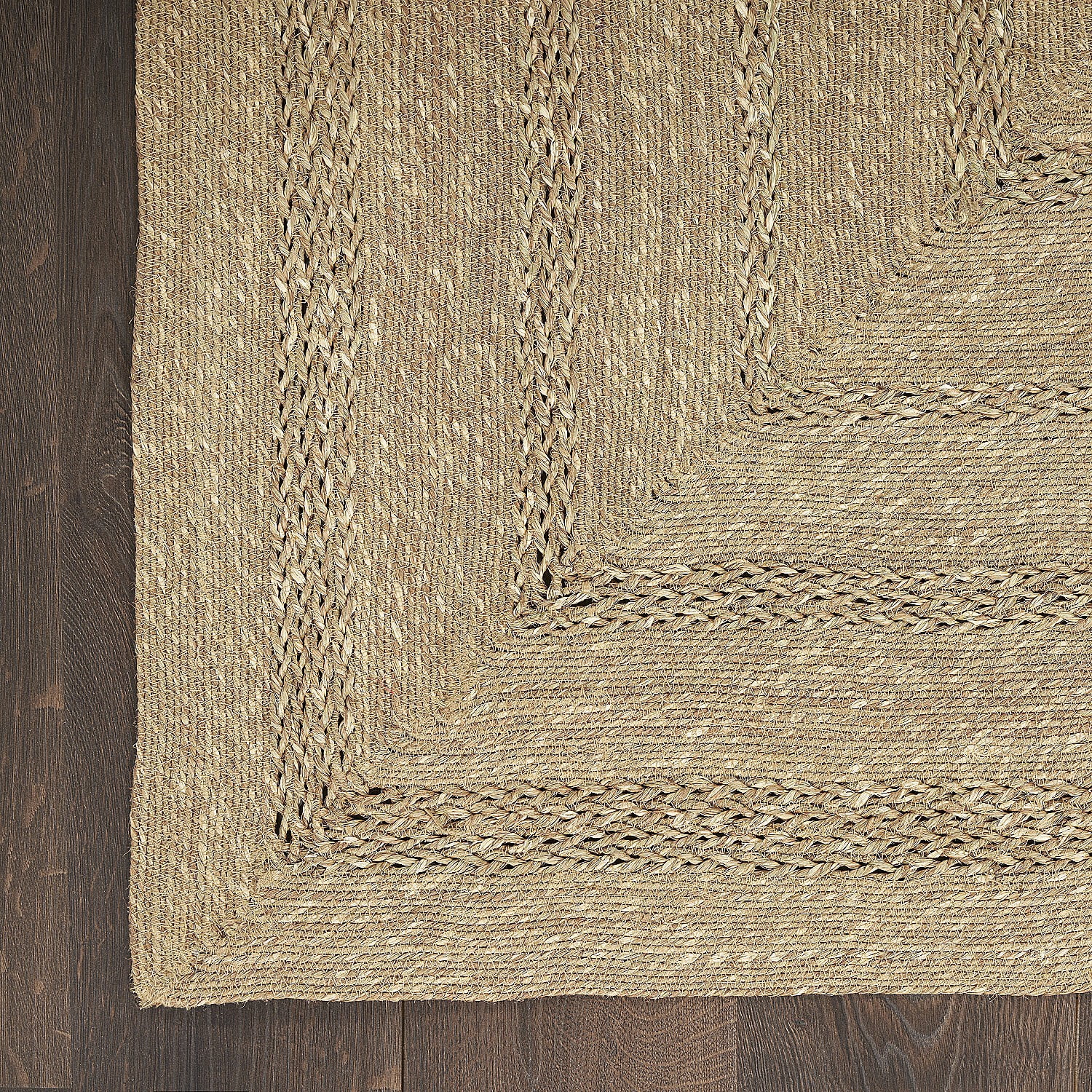 Nourison Natural Seagrass Indoor/Outdoor Natural 5' x 7' Area Rug (5x7)