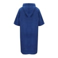 thumbnail image 3 of HBFAGFB Pyjama pour Hommes Confortable à Capuche avec Cordon de Serrage Robe de Spa Décontractée avec Poche BU1 Taille Unique, 3 of 4