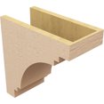 thumbnail image 5 of 7"W x 14"D x 14"H Classic Pescadero Rough Cedar Woodgrain TimberThane Corbel, Primed Tan, 5 of 6