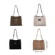 thumbnail image 3 of Women's Corduroy Underarm Bag Fashionable Shoulder Bag Large Capacity Handbag for Daily Shopping and Casual Outings White, 3 of 4