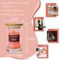 thumbnail image 2 of Rose Scented Candles for Home-Jar Candles 3.5 oz  Burn 30+H- Wooden Wick Candle-Candles Gift for Women, 2 of 6