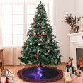 thumbnail image 6 of Sigee Purple And Blue Nebula for Christmas Decoration Tree Skirt Christmas Plaid Tree Skirt,Christmas home decor Holiday Tree Skirt Fits TChristmas Tree-48", 6 of 6