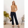 thumbnail image 4 of DARING DIVA Women's Sleeveless V Neck Knit Button Down Sweater Vest S Light Brown, 4 of 6