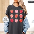 thumbnail image 2 of Strawberry Comfort Colors Shirt, Summer Strawberry Tee, Strawberry Shirt For Woman,Strawberry Lover,Strawberry Festival Gift,Botanical Tee, 2 of 6
