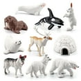 thumbnail image 4 of 10 Sets Of Mini Small Simulation Animal Winter Simulation Scene Decoration Model, 4 of 8