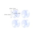 thumbnail image 6 of HOMEMAXS 20pcs Glass Table Top Anti- Bumpers with Double-Sided Cups Non-Adhesive Rubber Gripper Pads, 6 of 10