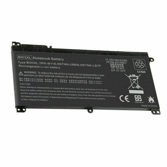 BI03XL 844203-855 For HP STREAM 14-AX BATTERY 11.55V 42Wh 6-Cell Notebook PC