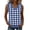 Navy, variant on Women's Casual Plaid Sleeveless Tank Tops – V-Neck Checkerboard Print Vest