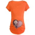 thumbnail image 1 of CafePress - Open Hearted Wombie Maternity Dark T Shirt - Maternity Dark T-Shirt, 1 of 1