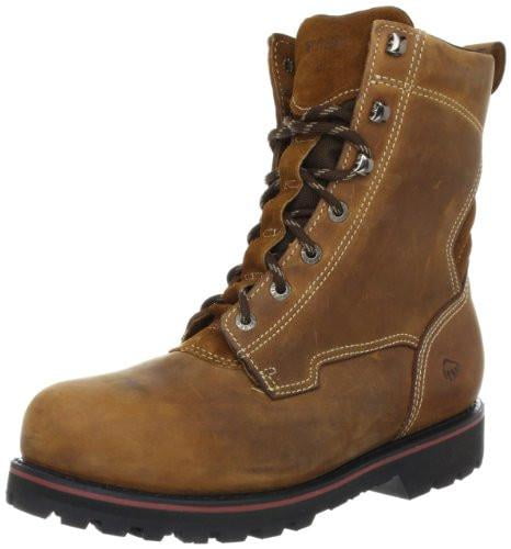 CAT Footwear Salvo 8 Inch Steel Toe - Dark Brown 9.5(M) Mens Work ...