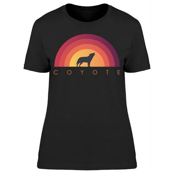 Coyote  Graphic T-Shirt Women -Image by Shutterstock, Female x-Large