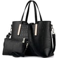 thumbnail image 1 of Women's Large Handbag Set, Shoulder Bag, Shopper, Travel Shoulder Bag, 2-Piece Set, 1 of 6