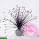 thumbnail image 5 of Nvzi Flor artificial con purpurina para decoración navideña, flor de junco, hierba de pavo real falsa, color rosa, 5 of 5