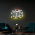 thumbnail image 2 of Handmadetneonsign Cake neon sign, cake led neon, sweet shop led light, custom dessert light sign, dessert neon sign, restaurant neon sign, kitchen neon sign, Wall Décor, 2 of 5