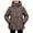 Coffee, variant on Winter Coats for Women Winter Coat Warm Thermal Insulated Hooded Jacket With Slim Fit Waist For Cold Weather Windproof Outdoor Activities Casual Fashion Winter Jackets for Women