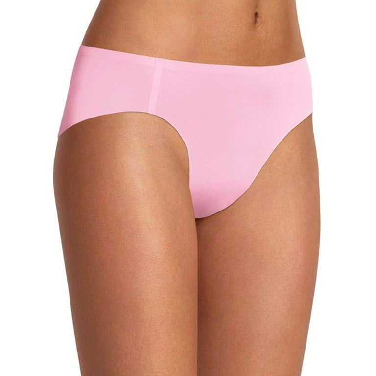 LAVRA 6 Pack of Women's Laser Cut Panties No Show Seamless Bikini Underwear  