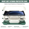 thumbnail image 2 of Case for Samsung Galaxy Tab A9+ 11.0" 2023 SM-X210 / SM-X215 / SM-X2, Kids Friendly Rugged Cover Built-in 360° Rotatable Stand-Hand/Shoulder Strap/Pencil Holder for Galaxy Tab A9 Plus, Emeraldgreen, 2 of 18