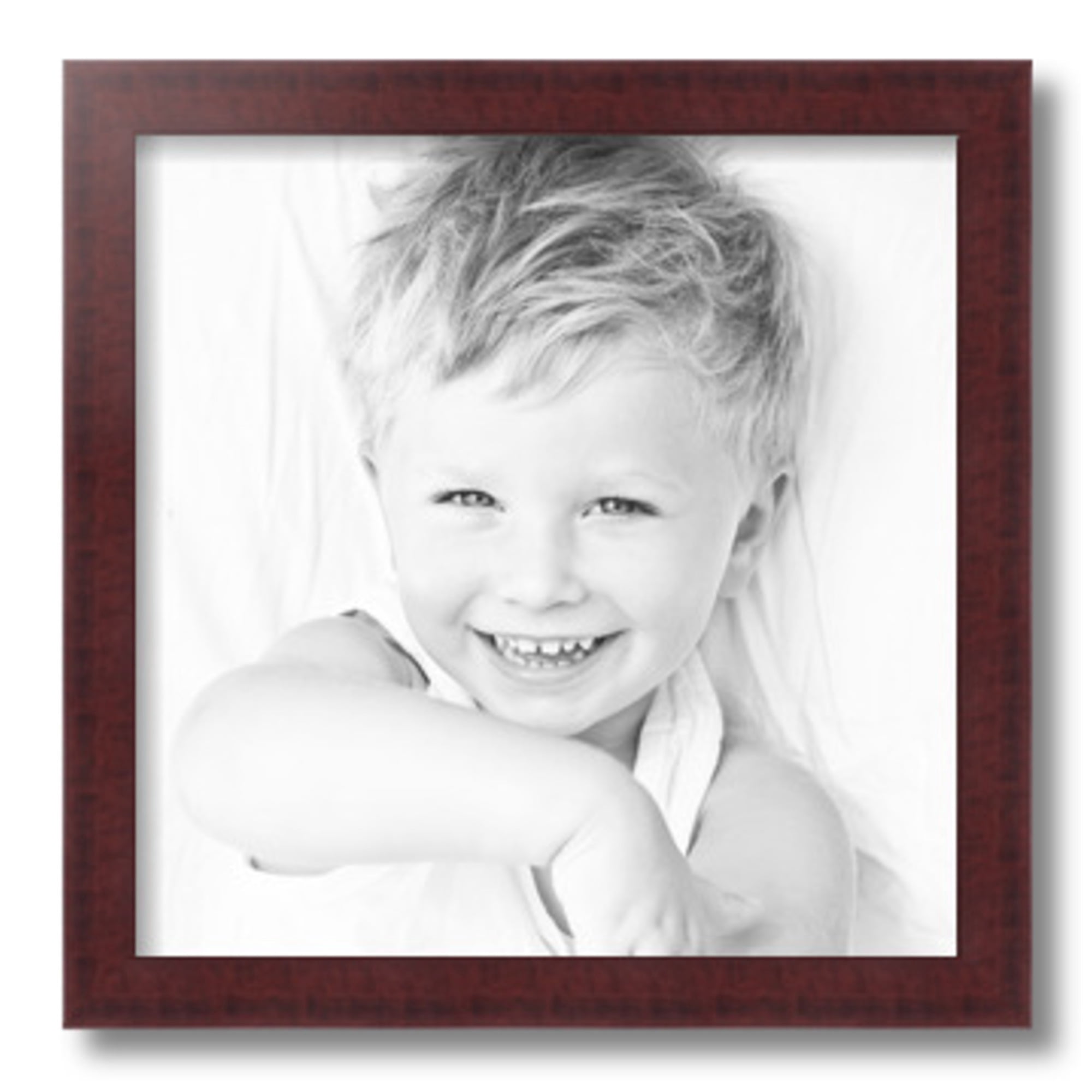ArtToFrames 14" x 14" Cherry Picture Frame, 14x14 inch Red MDF Poster Frame (WOM-4643), 1 Pack