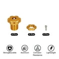 thumbnail image 3 of Metal 17mm Wheel Hex Hubs Nuts Drive Adapters Golden with Pins for RC Car Upgrade Replacement Parts 4Pcs, 3 of 6