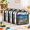 Black-Large, variant on Stororganizer Clear 4 Pack Building Bricks Blocks Bag With Zipper