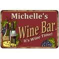 thumbnail image 1 of Michelle's Red Wine Bar Gift Metal 8x12 Sign Home Decor 108120054022, 1 of 1