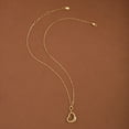 thumbnail image 3 of Jewelry Atelier Gold Filled Heart Necklaces – 14K Yellow Gold Filled Hearth Pendant with Solid Clip Chain for Women (Different Sizes and Styles with Extension/Adjustable Chain), 3 of 7