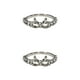 thumbnail image 4 of Guardurnaity Anillo de diamantes de imitación Estilo simple brillante Anillos de lazo románticos Dorado Type3 NO3, 4 of 6