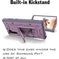 thumbnail image 4 of ArmadilloTek Vanguard Case Compatible with Samsung Galaxy Note10 Military Grade Full-Body Rugged with Built-in Kickstand [Screenless Version] - Purple, 4 of 5