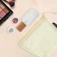 thumbnail image 4 of Unique Bargains 1 Pc Lightweight Mesh Makeup Bag Makeup Bag for Business Travel Nylon Yellow, 4 of 6