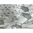 thumbnail image 3 of Ambesonne Grey Quilted Coverlet 3 Pcs, Blooming Flowers Buds Art, Queen Size, Grey White, 3 of 4