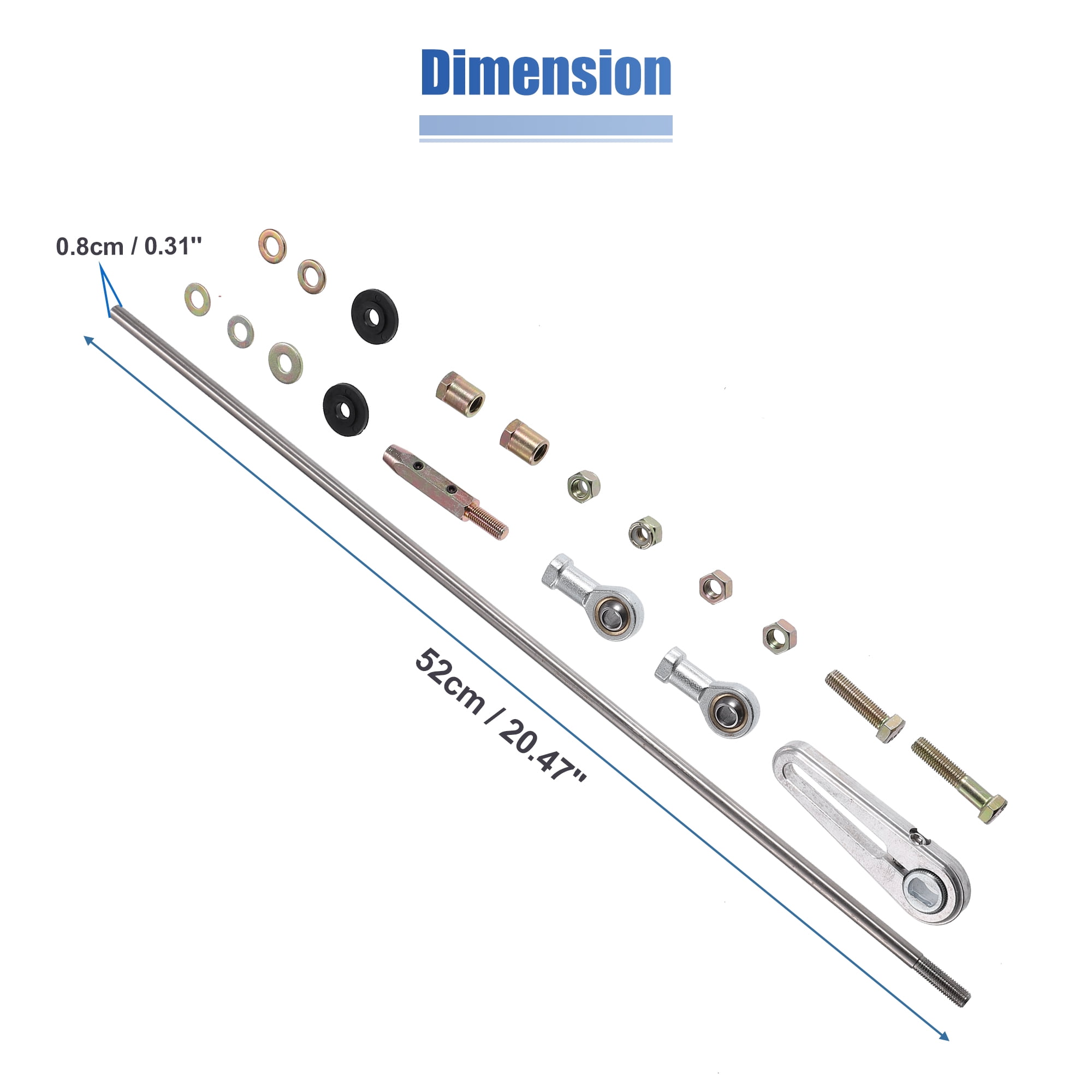 Unique Bargains Adjustable Transmission Column Shift Linkage for GM for Chevrolet TH-350
