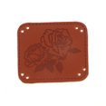 thumbnail image 3 of 20pcs Etiquetas de Cuero de PU Etiqueta Hecha a Mano Artesanía de Costura Rosa grande Sunnimix Etiquetas de PU hechas a mano, 3 of 7