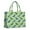 Green Dinosaurs Bones, variant on Large Capacity Tote Bag,Green Crocodile Rainbow Pattern Handbag Fashion Luxury Tote Bag,15.7"x13"x 5.1" Inches,Laptop Compatible