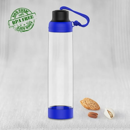SimpleHH BPA Free Sports Bottle with Safety Strap | Break Resistant | Suitable For Both Warm And Cold Beverages | Non-Toxic | 17oz |