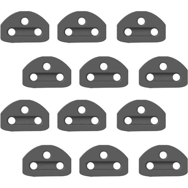 12x artefacto profesional de fijación de cuerdas de guitarra, reemplazo de cierre de cuerda, negro, 1,1*0,5*0,6 CM