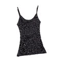 thumbnail image 4 of Women Glitter Sequin Sleeveless Vest Tank Tops Party Cocktail Clubwear Shirt Black YIWEI, 4 of 11