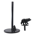 thumbnail image 3 of Ebros Rustic Forest Black Bear W/ Pine Tree Cast Iron Paper Towel Holder, 3 of 7