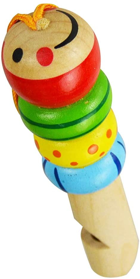 Baby Toys Kids Educational Gifts Instrument Wooden Whistle Animal Musical 