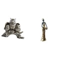 thumbnail image 1 of Figuras de búhos, artesanías de animales artificiales, figura de mujer africana, estatua de dama tribal, adorno de resina hecho a mano, realista, adec, 1 of 8