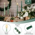 thumbnail image 3 of FCMSHAMD 9.3 Inch Spiral Taper Candles Set of 4 Burn Time 6 H Unscented Smokeless for Wedding Dinner Decoration Candle Sticks, 3 of 6