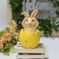Coaye Easter Bunny Ornament Home Resin Ornament Colorful Easter Bunny