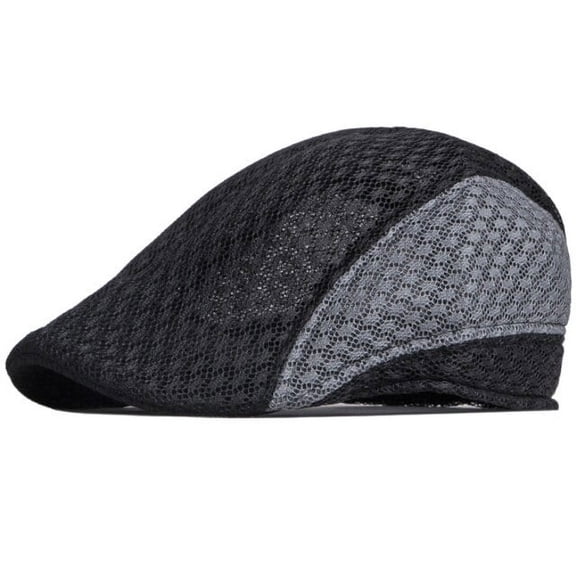 SikaFu Berets Men Women Spring Summer Mesh Cap Male Female Breathable Plus Size Ivy Newsboy Flat Cap Unisex Big Size Beret Cap