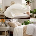 thumbnail image 4 of Manta Bedsure, 100% algodón, tamaño king, 275 x 230 cm, color marfil, 4 of 6
