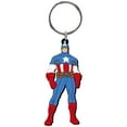 thumbnail image 1 of Marvel Soft Touch PVC Figural Key Ring: Captain America, 1 of 1