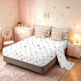 thumbnail image 3 of Manfei Festive Giraffe Animals 7-Piece King Bedding,Traditional Christmas Tree Santa Hat King Bed in a Bag,Polkadot Reversible, 3 of 6