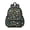 Black Cartoon Dinosaurs Text Pattern, variant on Black Cartoon Dinosaurs Text Pattern Cute School Backpack with Padded Back and Adjustable Shoulder Straps 13.4"x11"x4.7"
