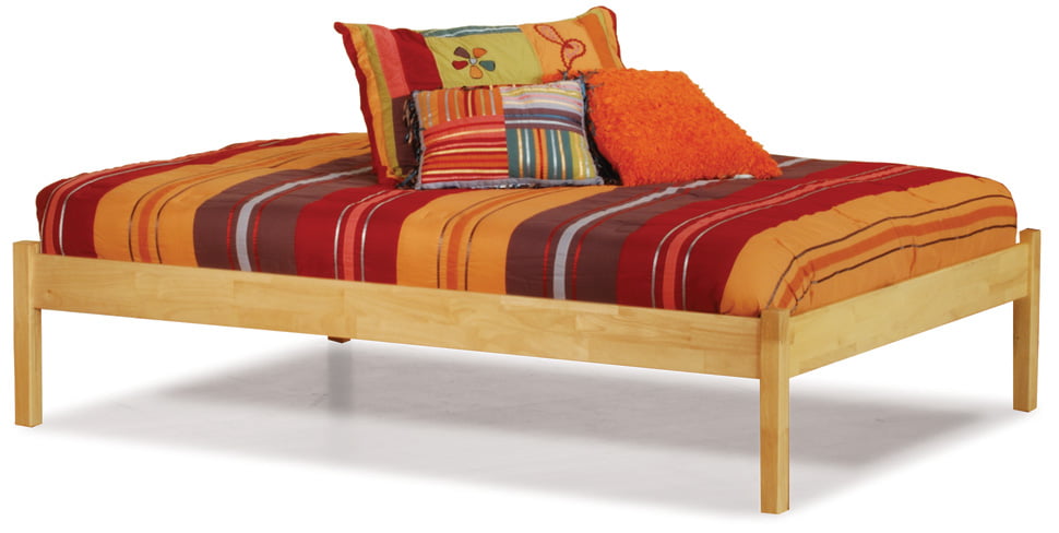 Atlantic Furniture Concord Twin XL Platform Bed in Caramel Latte 